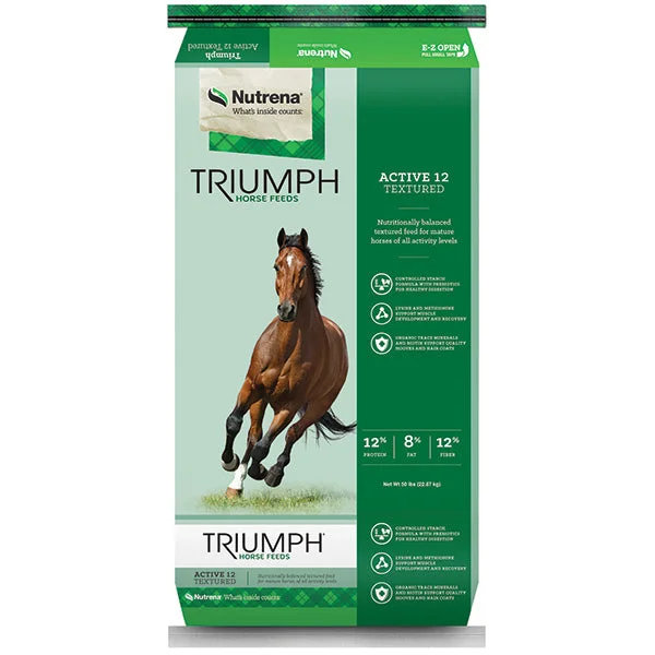 - Natural rubber pet toysNutrena Triumph Active 12 Textured Horse Feed (formerly Southern States Reliance Textured 12/6)