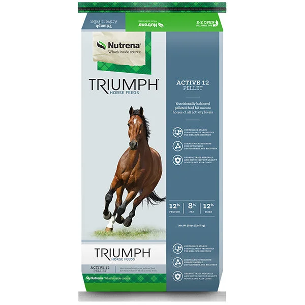  -Non-toxic pet toy recommendationsNutrena Triumph Active 12 Pellet Horse Feed (formerly Southern States Reliance Pellet 12/6)