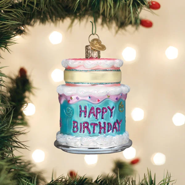 - Winter dog thick down jacketHappy Birthday Cake Ornament