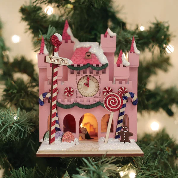 ---Santa's Magic Castle Ornament