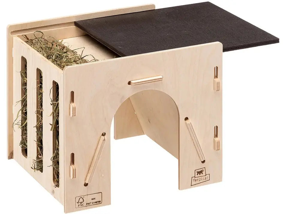  -Anti-scratch scratching board AND cat bed in oneHay Feeder 2