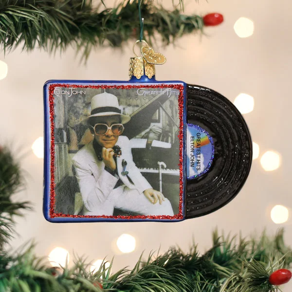 - Pet stroller can be taken on the planeElton John Greatest Hits Album Ornament