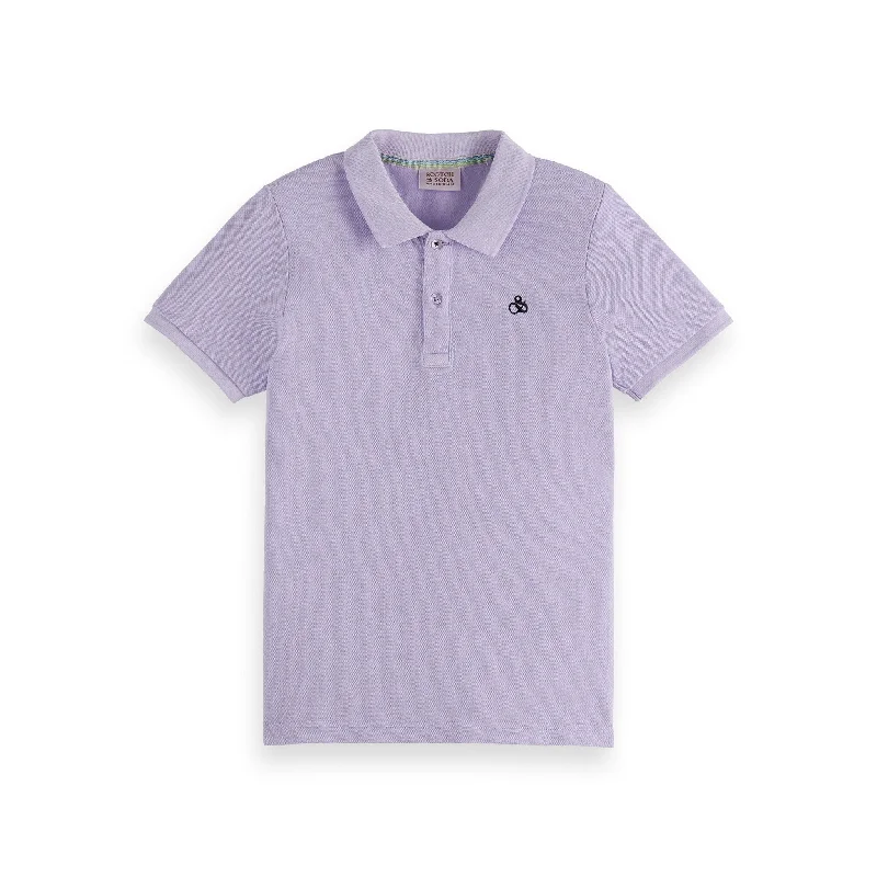  -Splash-proof food bowl AND Anti-choking slow food bowlScotch Shrunk Lilac Garment-Dyed Short-Sleeved Pique Polo