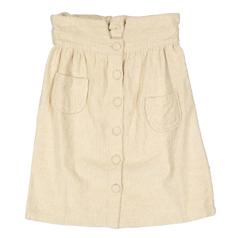 - Winter dog thick down jacketLouis Louise  Beige Corduroy Albeta Skirt