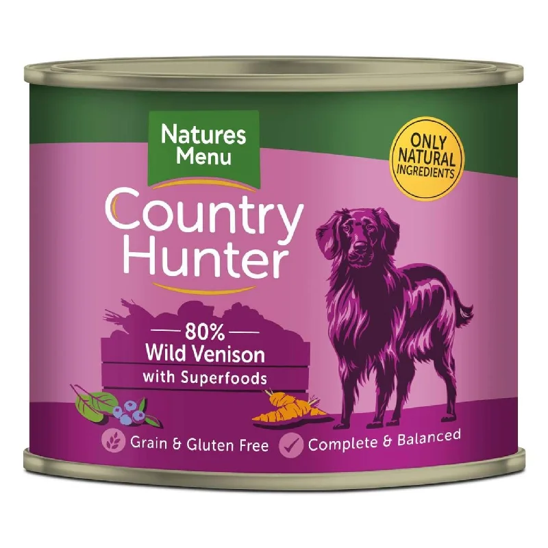 - The effect of dog food on dental healthNatures Menu Country Hunter Venison Wet Dog Food Cans 6 x 600g