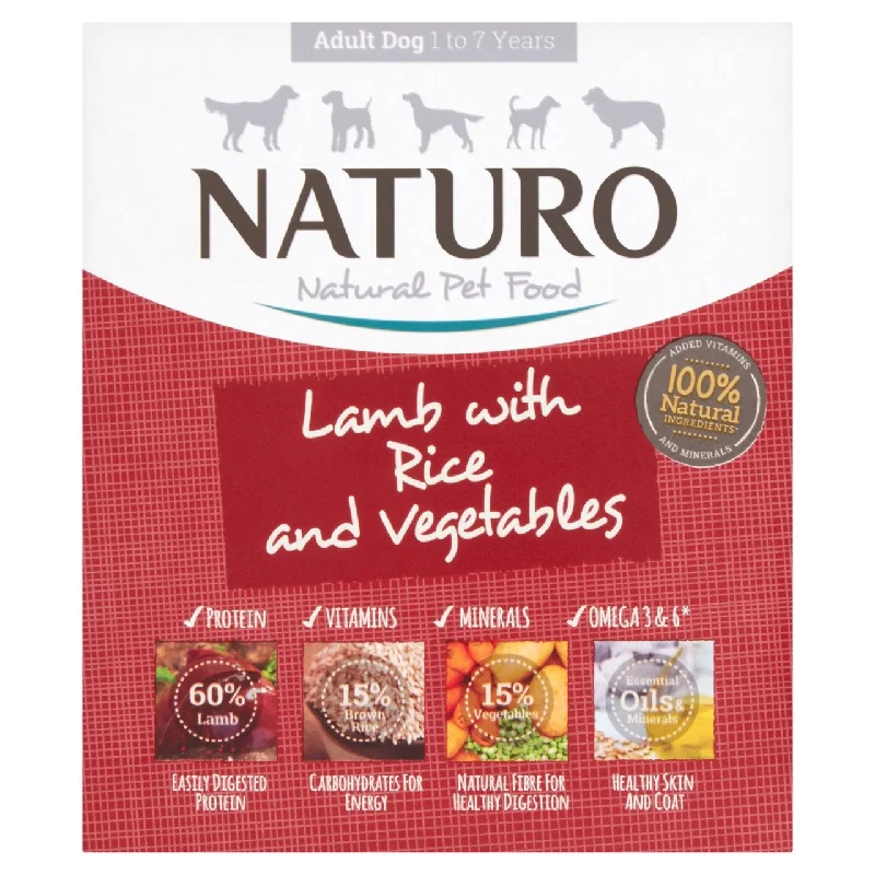  -Cost-effective dog foodNaturo Lamb & Rice 400g