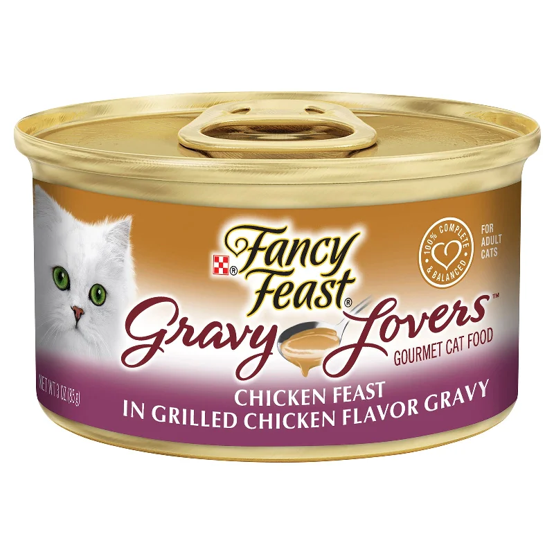    - Cat food nutritional analysis  Fancy Feast Cat Food Can Adult Gravy Lovers Chicken Feast