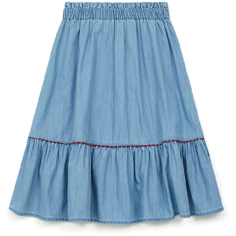 - Summer pet ice matBonton Light Denim Denon Maxi Skirt