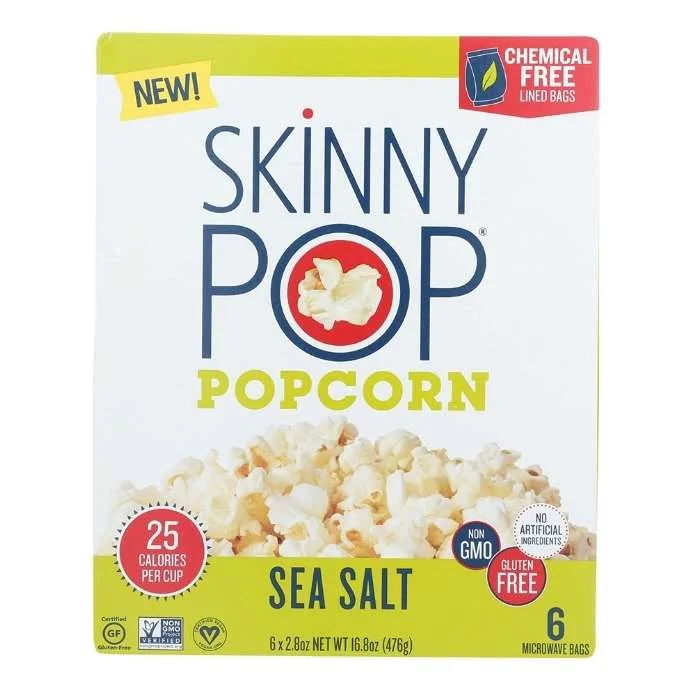 - Parrot climbing and standing wooden frameSkinny Pop - Sea Salt Microwave Popcorn, 6 Bags