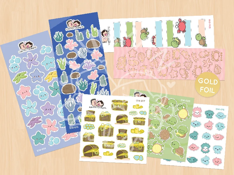 - Postoperative pet anti-licking Elizabethan collarUnder the Sea Variety Sticker Pack