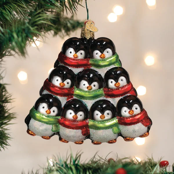 Pet ProductsPenguin Family Of 9 Ornament