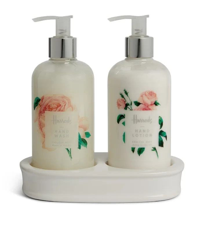 Pet ProductsEnglish Rose Hand Wash and Lotion Caddy