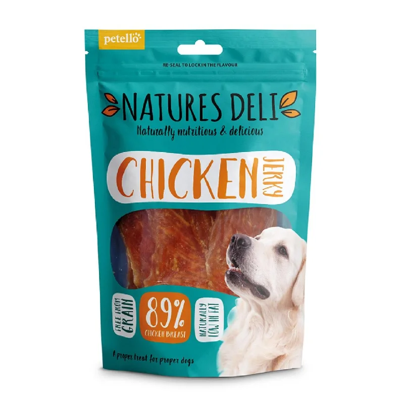 -Grain-free dog food recommendationNatures Deli Chicken Jerky Dog Treats 100g