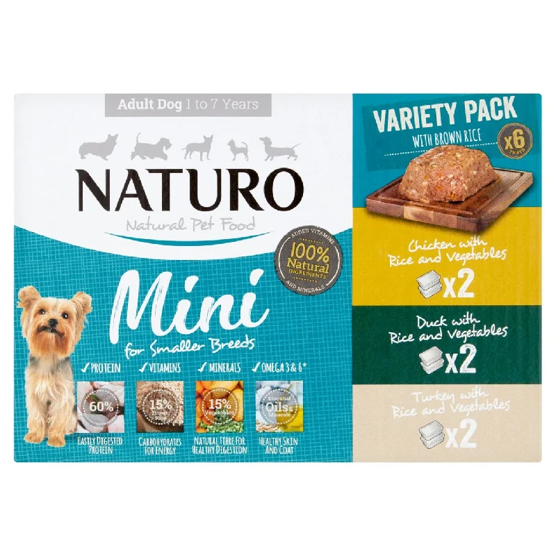 - Wholesale price of dog foodNaturo Adult Mini Dog with Rice Variety Pack 6 x 150g