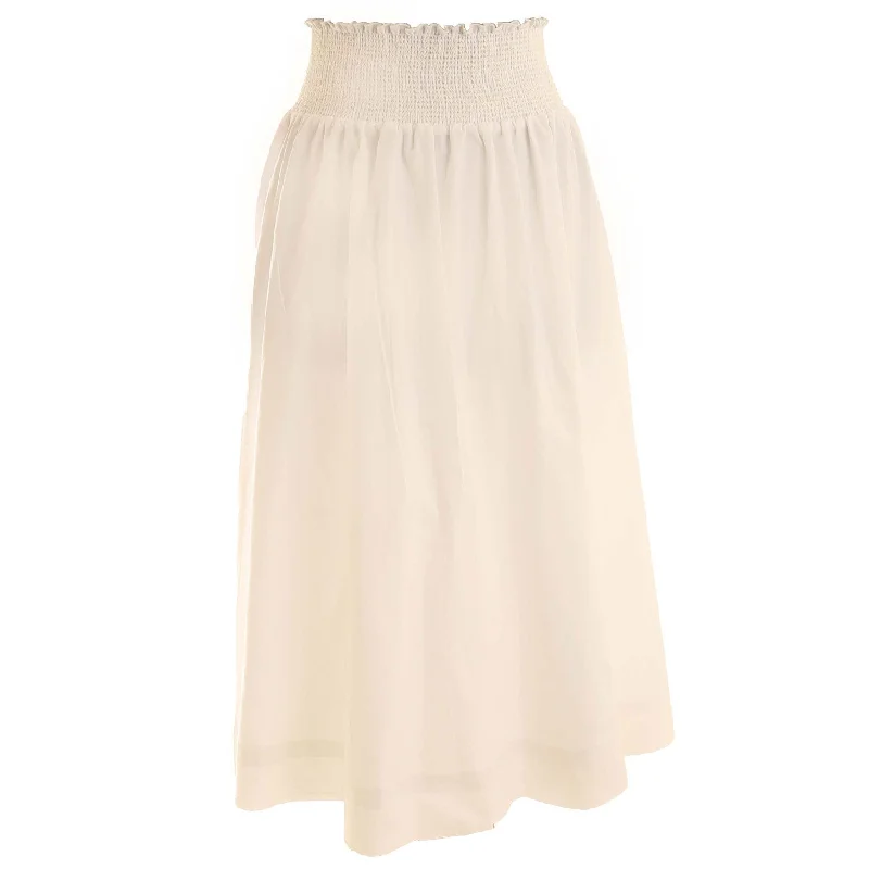  -Non-contact cat thermometerHEV White Elasticated Waistband Skirt