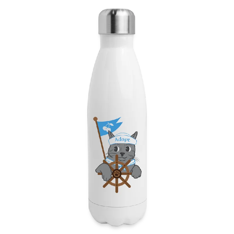 - Pregnant cat delivery room warming boxDoor County Sailor Cat Insulated Stainless Steel Water Bottle