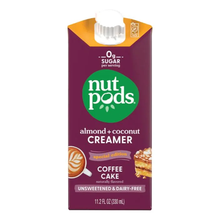 ---Nutpods - Unsweetened Creamer Coffee Cake, 11.2oz