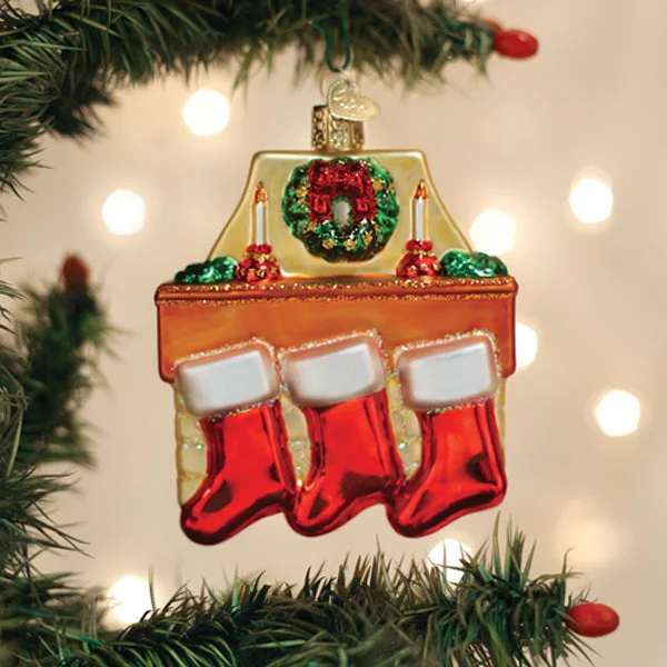 ---Family Of 3 Stockings Ornament