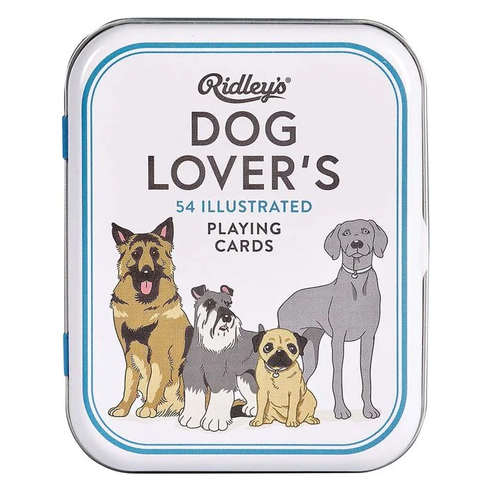 - Pet tear stain cleaning wipesRidley's Dog Lover's Playing Cards