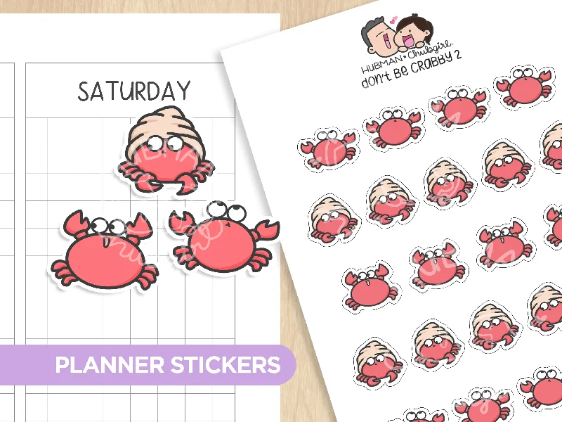 - Dog anti-slip matDon't Be Crabby 2 Planner Stickers