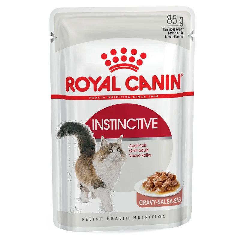    - Purina Pro Plan cat food palatability  Royal Canin Cat Food Pouch Adult Instinctive in Gravy