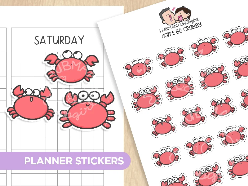 - Automatic induction pet water dispenserDon't Be Crabby Planner Stickers