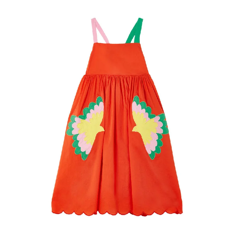  -Non-contact cat thermometerStella McCartney Red Sleeveless Parrot Patches Dress