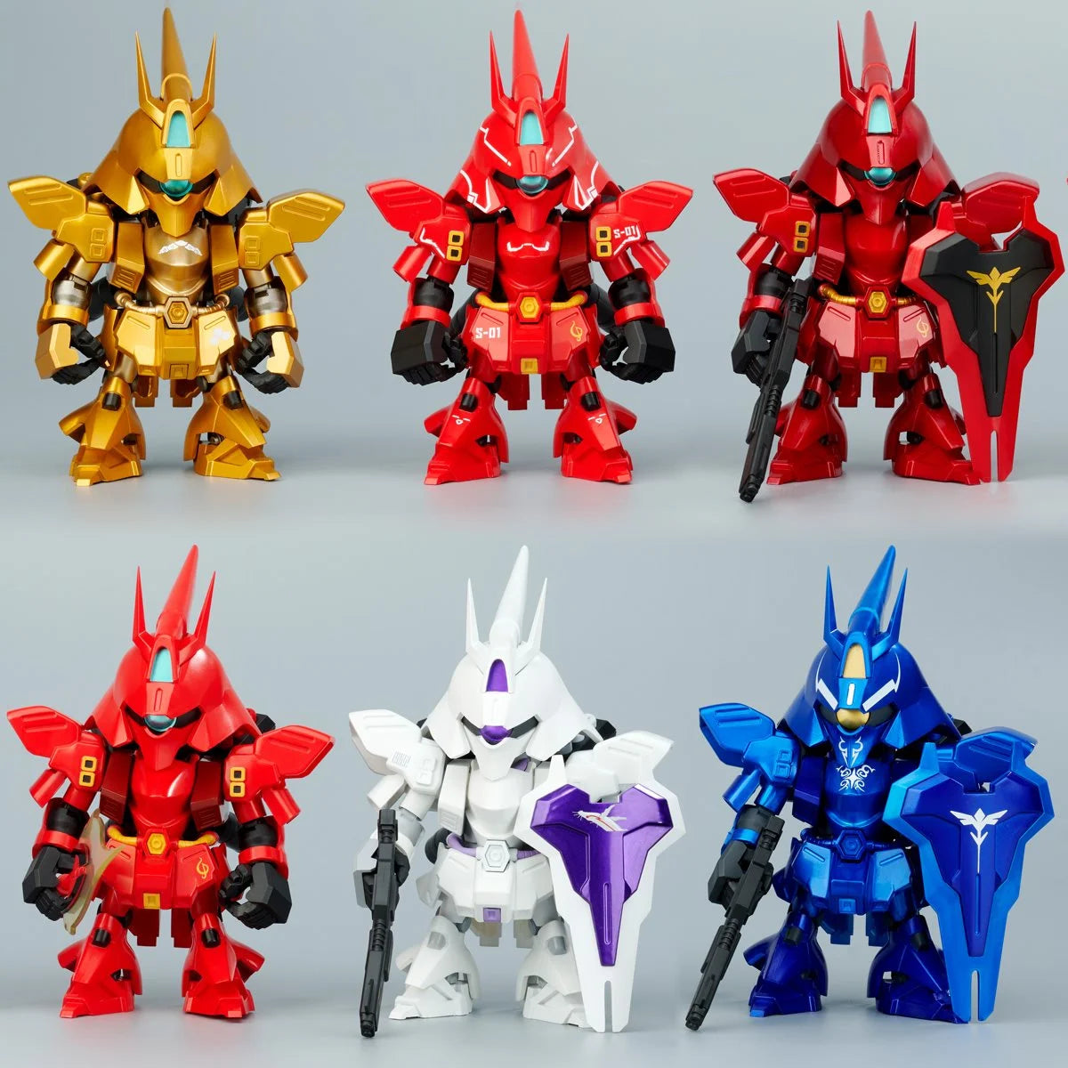 - Cat anti-jump window safety netGundam - QMSV MINI MSN-04 SAZABI Blind Box Series