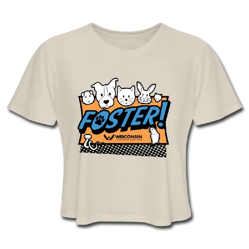 - Degradable pet feces bagFoster Logo Cropped T-Shirt