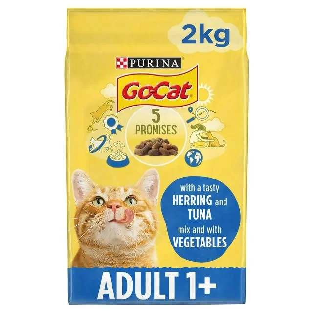 Cat FoodGo-Cat Adult Dry Cat Food Tuna Herring And Veg 2kg