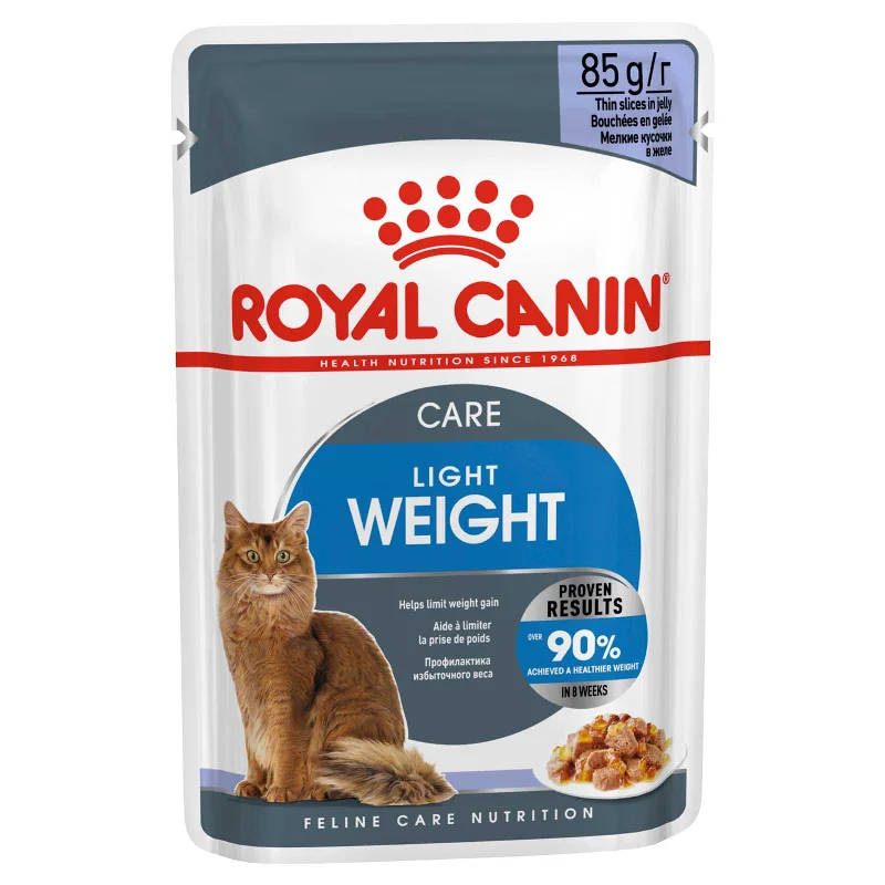    - Royal Canin cat food recommendations  Royal Canin Cat Food Pouch Adult Light Weight in Jelly