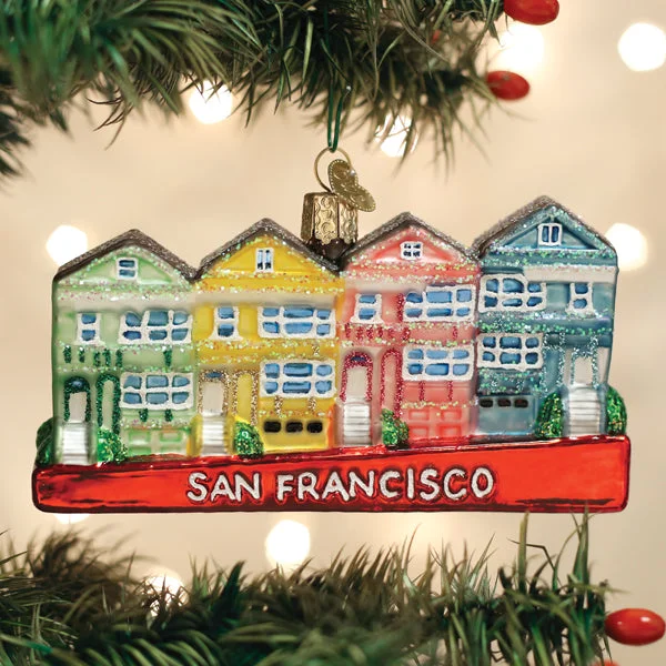 - Deodorizing cat litter tofu litterSan Francisco Painted Ladies Ornament