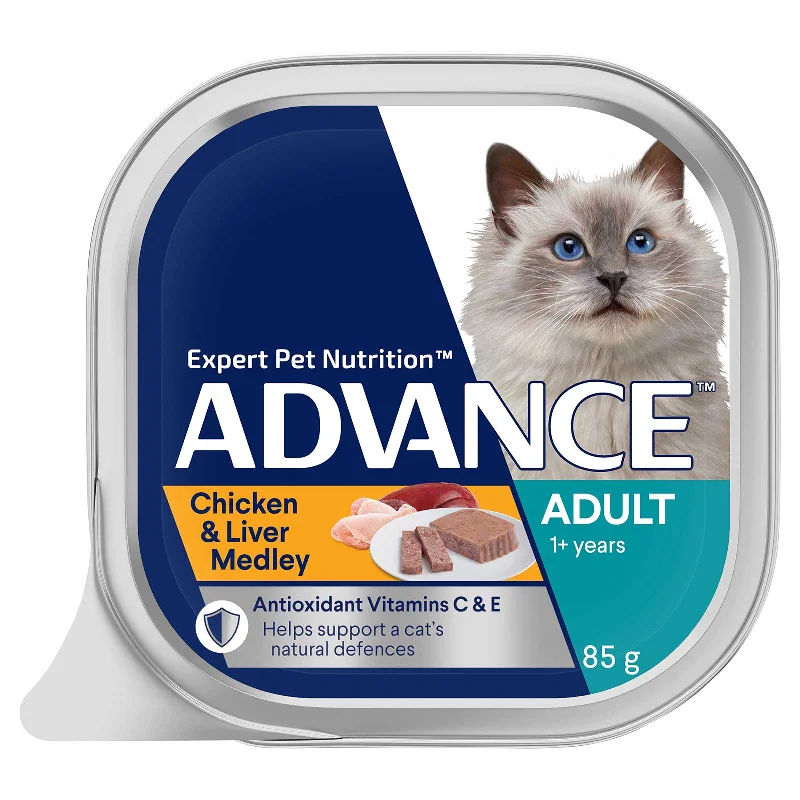  . **Health and Nutrition**  Advance Cat Food Tray Adult Chicken & Liver