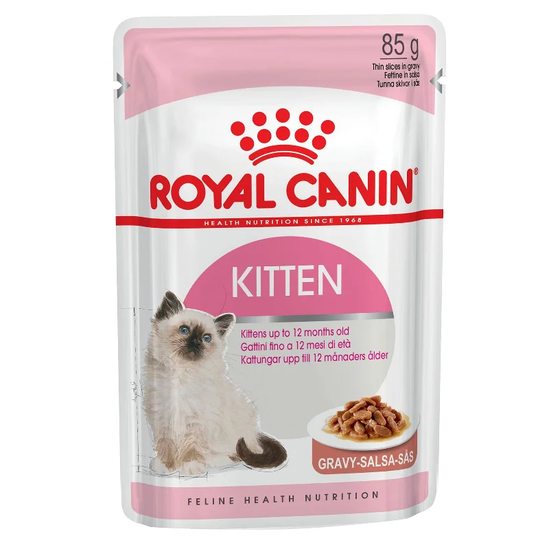    - How is Bricky cat food?  Royal Canin Cat Food Pouch Kitten in Gravy