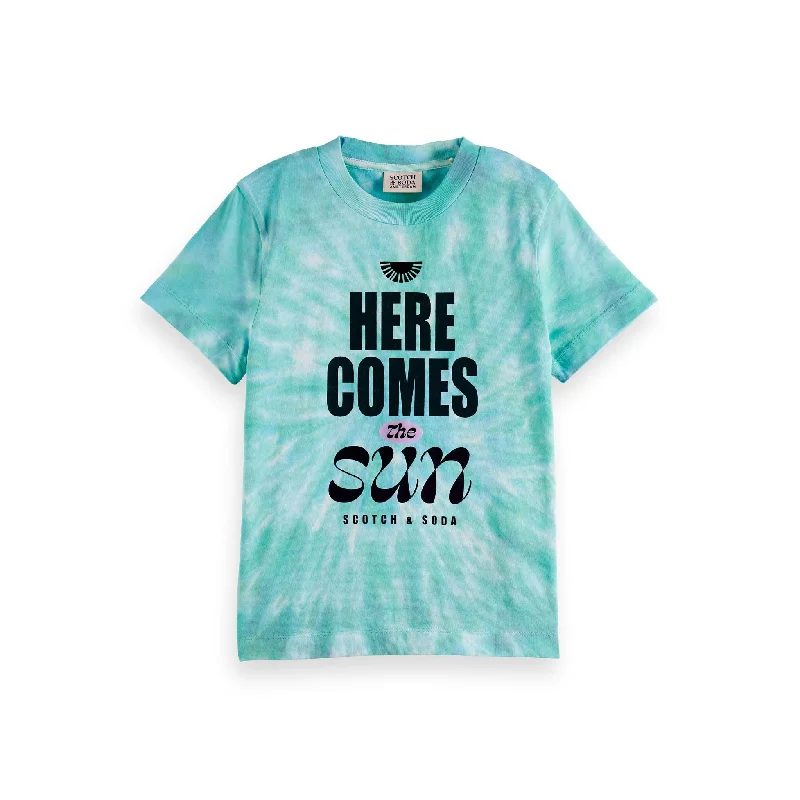 - Organic cotton dog bibsScotch Shrunk Aqua Dye Tie Dye Artwork Tee Shirt