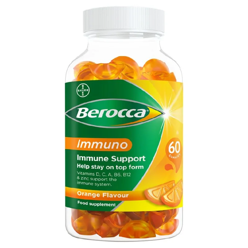 - Pet stroller can be taken on the planeBerocca Immuno Orange Flavour 60Gummies