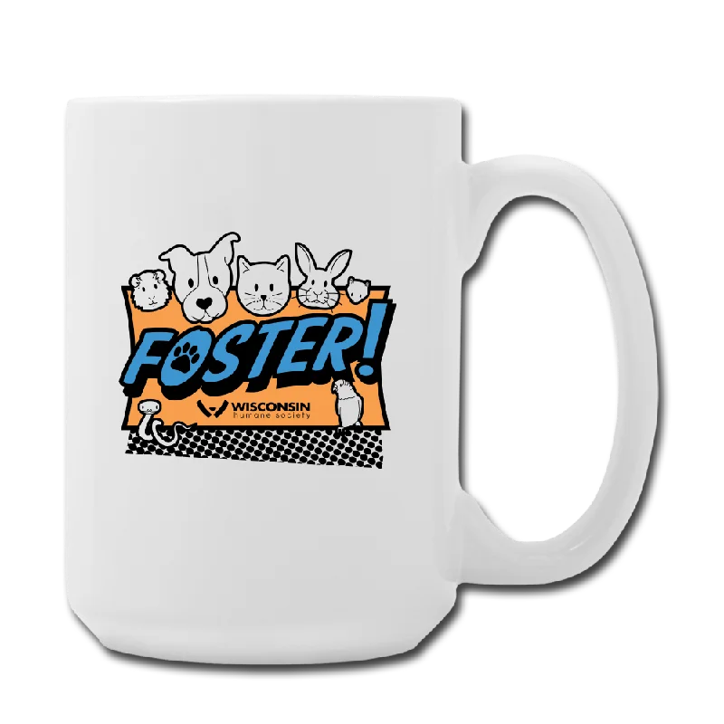 - Winter warm clothes for short-haired dogsFoster Logo Coffee/Tea Mug 15 oz