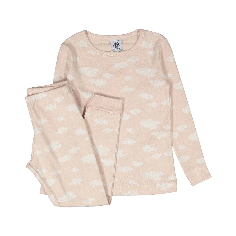 - Custom pet birthday cakePetit Bateau Pink Long Sleeve Cloud Print Top And Pants