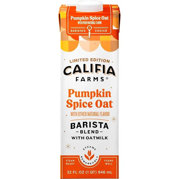 - Pet tear stain cleaning wipesCalifia - Barista Blend Pumpkin Spice Oat, 32oz