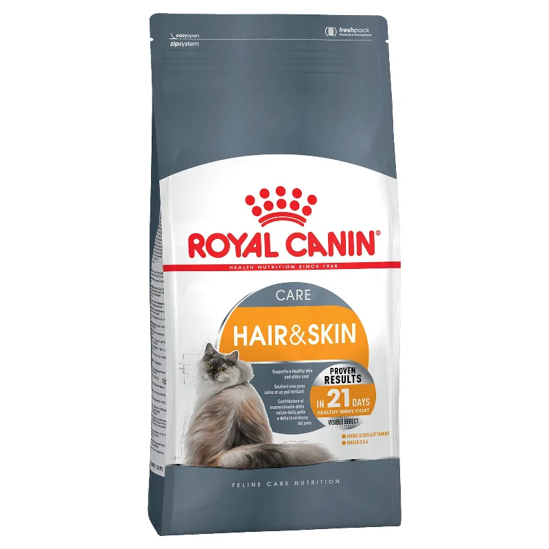  . **Brand-Related**  Royal Canin Cat Food Adult Hair & Skin Care