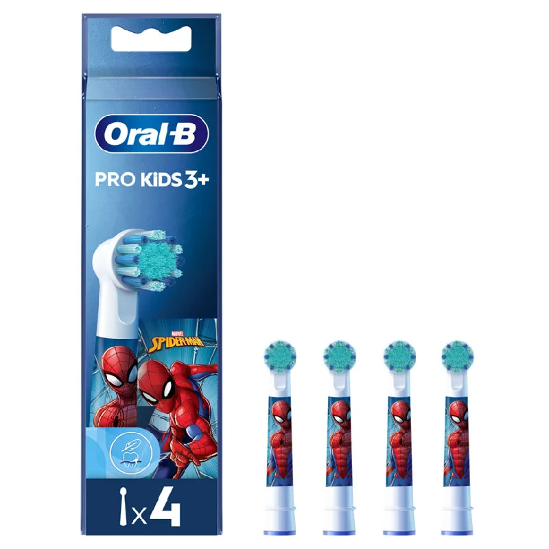 ---Oral-B Pro Kids Toothbrush Heads Featuring Spiderman