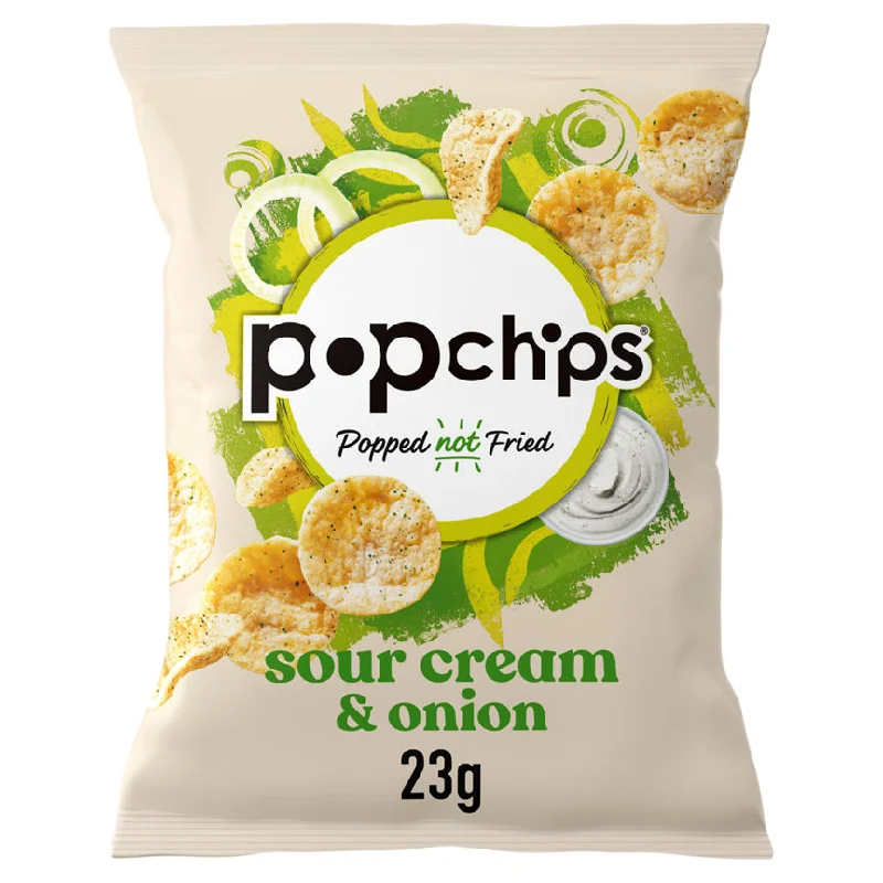 - ​​Pet toys under    yuanPopchips Sour Cream & Onion Flavour Potato Snacks 23g