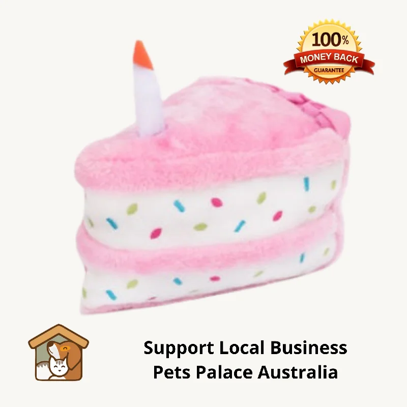 - Pet stroller can be taken on the planeZippy Paws Nom Nomz Birthday Cake Dog Toy