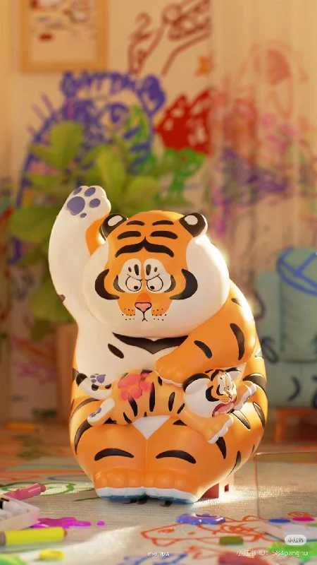  -Anti-slip claw protection raincoat FOR dogsI'm not Fat Tiger - Father and Son Blind Box Series