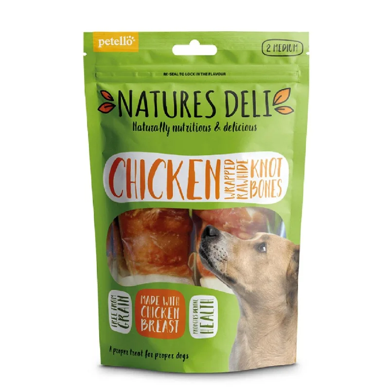 - Royal Canin dog food recommendationNatures Deli Chicken Wrapped Rawhide Knot Bone Medium Dog Treats 2 per pack