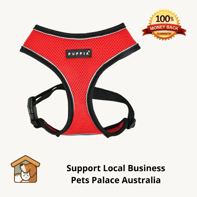 - Natural latex pet mattressPuppia Air-Mesh Dog Harness Red