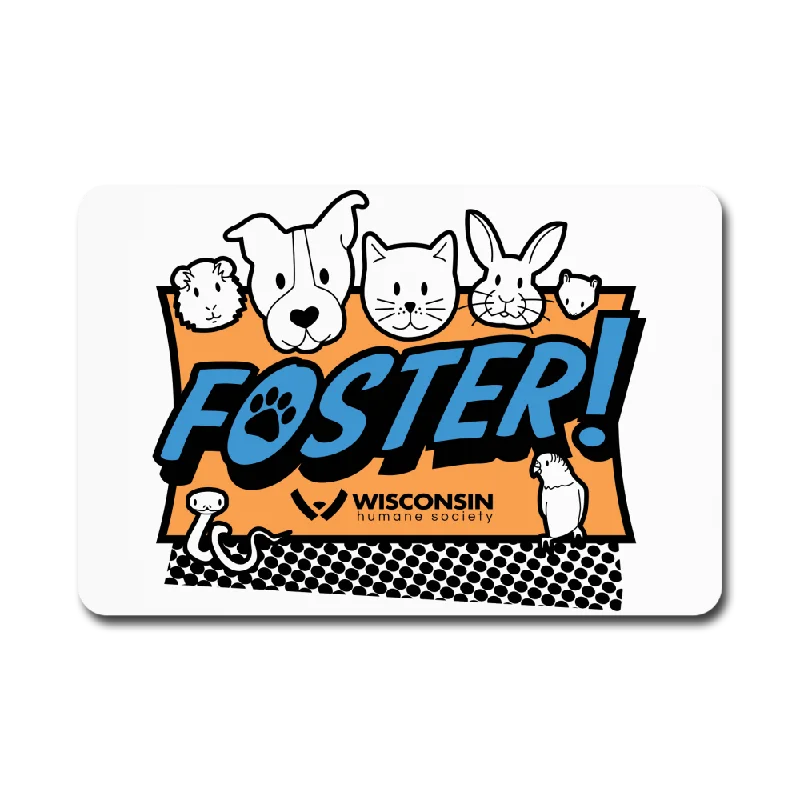 ---Foster Logo Rectangle Magnet