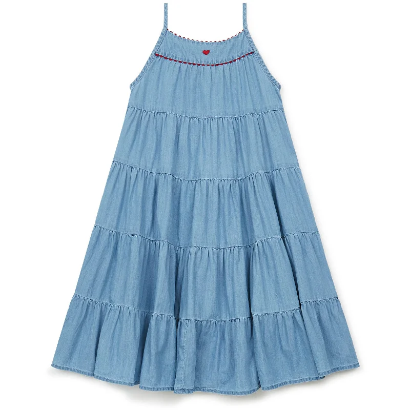 - ​​Pet toys under    yuanBonton Light Denim Calypso Dress