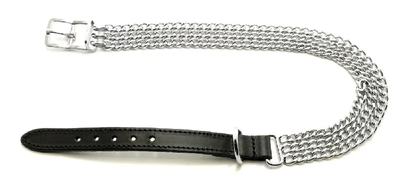 - Climbing pet constant temperature heating padAncol | Dog Collar | 3 Row Heavy Chain & Leather - Black