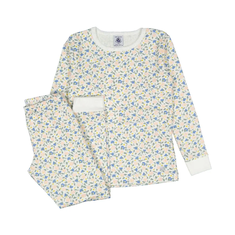  -Anti-scratch scratching board AND cat bed in onePetit Bateau White Long Sleeve Floral Top And Pants